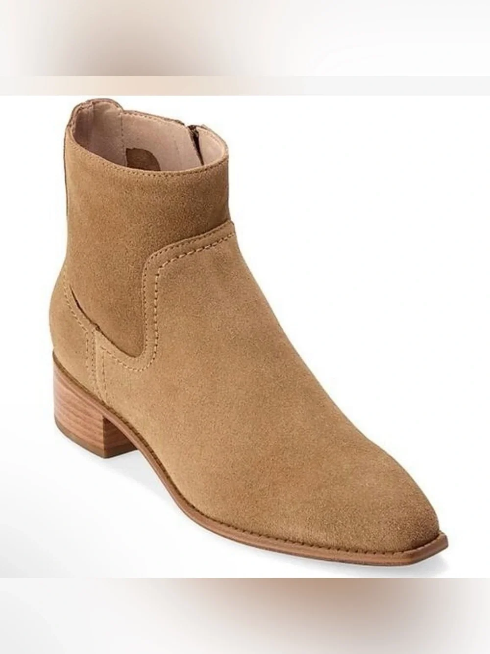 Cole Haan Women's Suede Ankle Boot in Tan